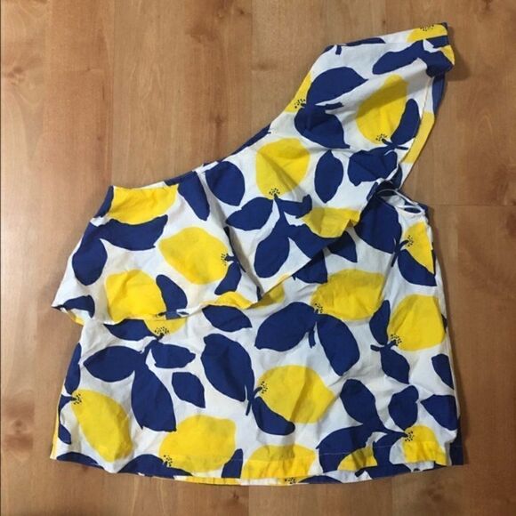 LOFT One Shoulder Ruffled Top - Picture 3 of 4